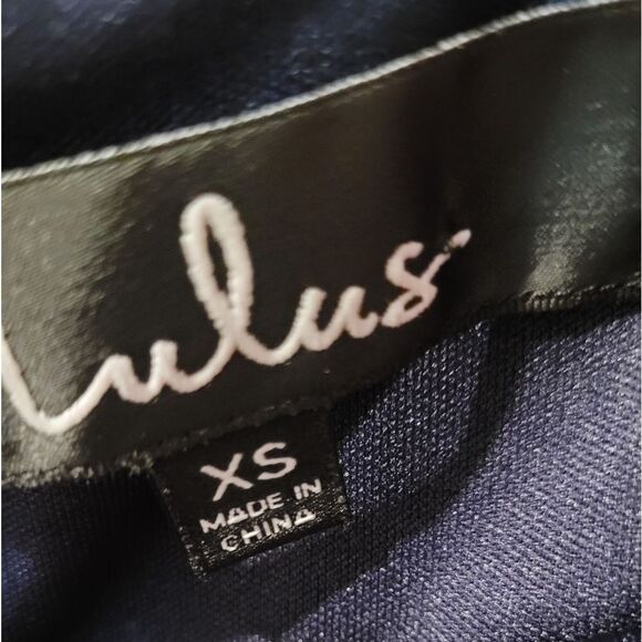 Lulus Pop The Bottle Navy floral dress Size XS - Picture 10 of 16